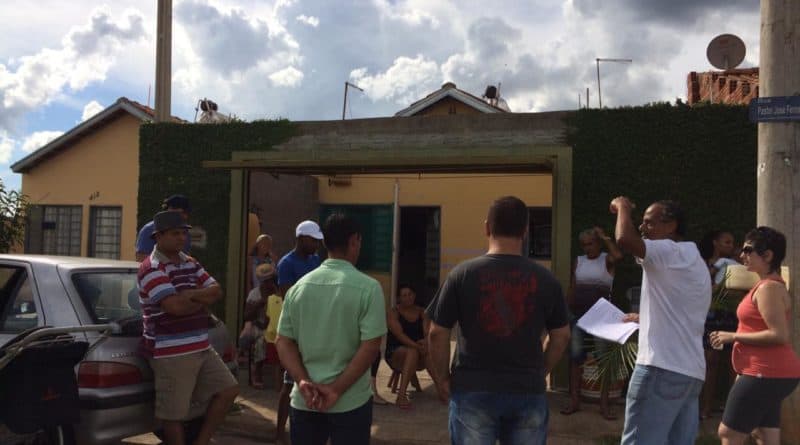 Reunião discute associação de moradores