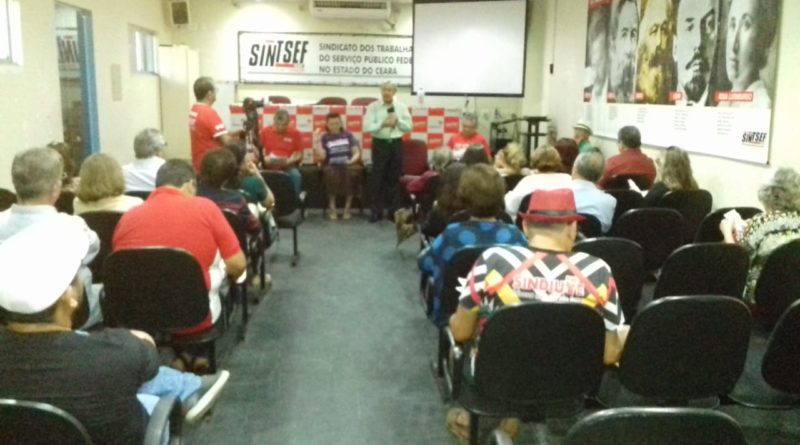 debate sobre previdência no SINTSEF-CE