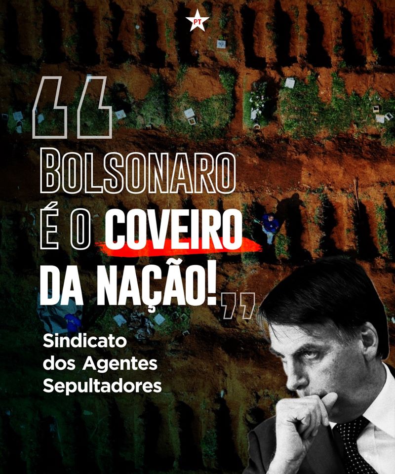 Bolsonaro coveiro da Nação