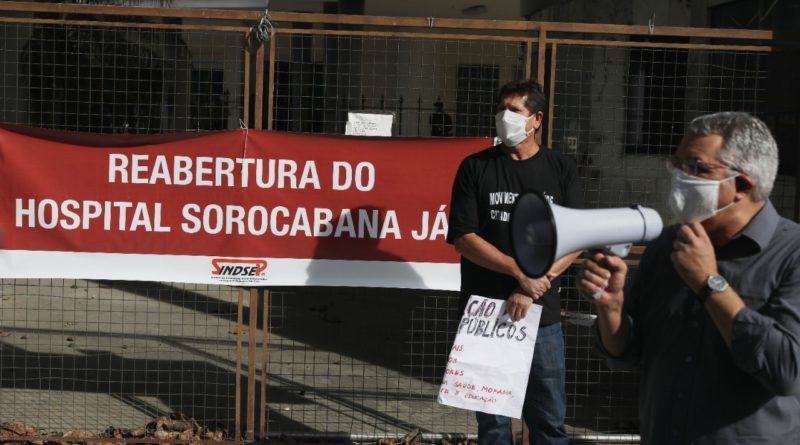 Faixa do Ato Reabre Sorocabana