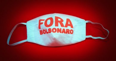Máscara Fora Bolsonaro