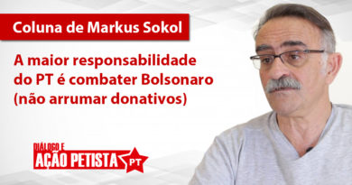 A maior responsabilidade do PT é combater Bolsonaro