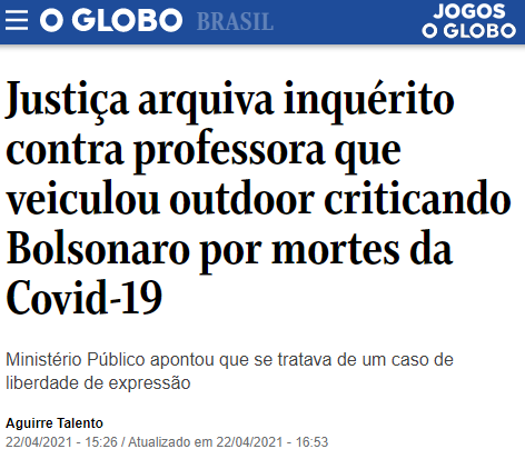 justiça arquiva inquérito contra professora Érika