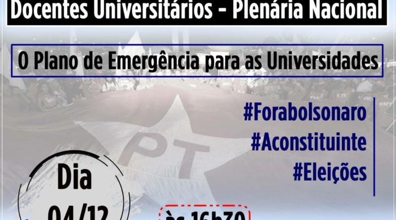 reunião nacional de docentes do DAP